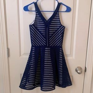 Elisa B. Girls Navy Blue Party Dress Size 12 Spring So Pretty